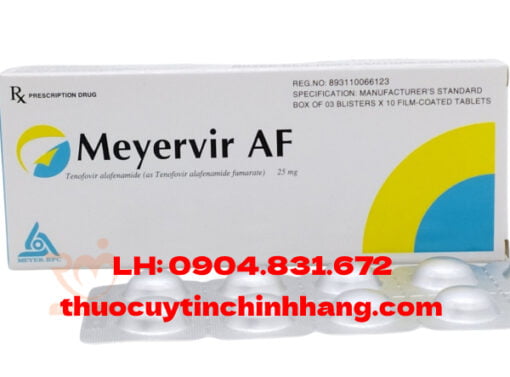 Thuốc Meyervir AF 25mg giá bao nhiêu