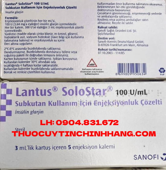 Thuốc Latus Solostar 100IU/ml giá bao nhiêu
