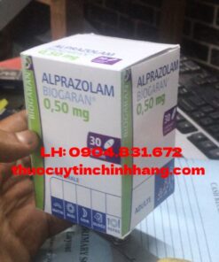 Thuốc Alprazolam Biogaran 0.5mg giá bao nhiêu