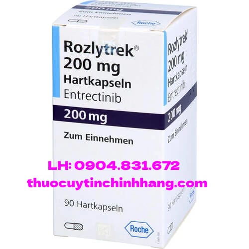 Thuốc Rozlytrek 200mg giá bao nhiêu