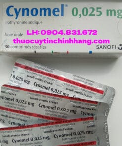 Thuốc Cynomel 0.025mg giá bao nhiêu