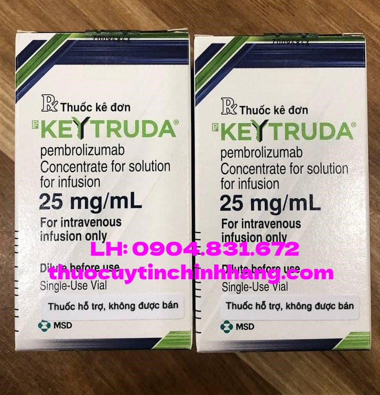 Thuốc Keytruda Mỹ giá bao nhiêu