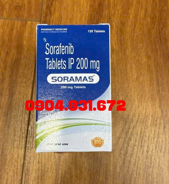 Thuốc Soramas 200mg điều trị ung thư gan thận, tuyến giáp